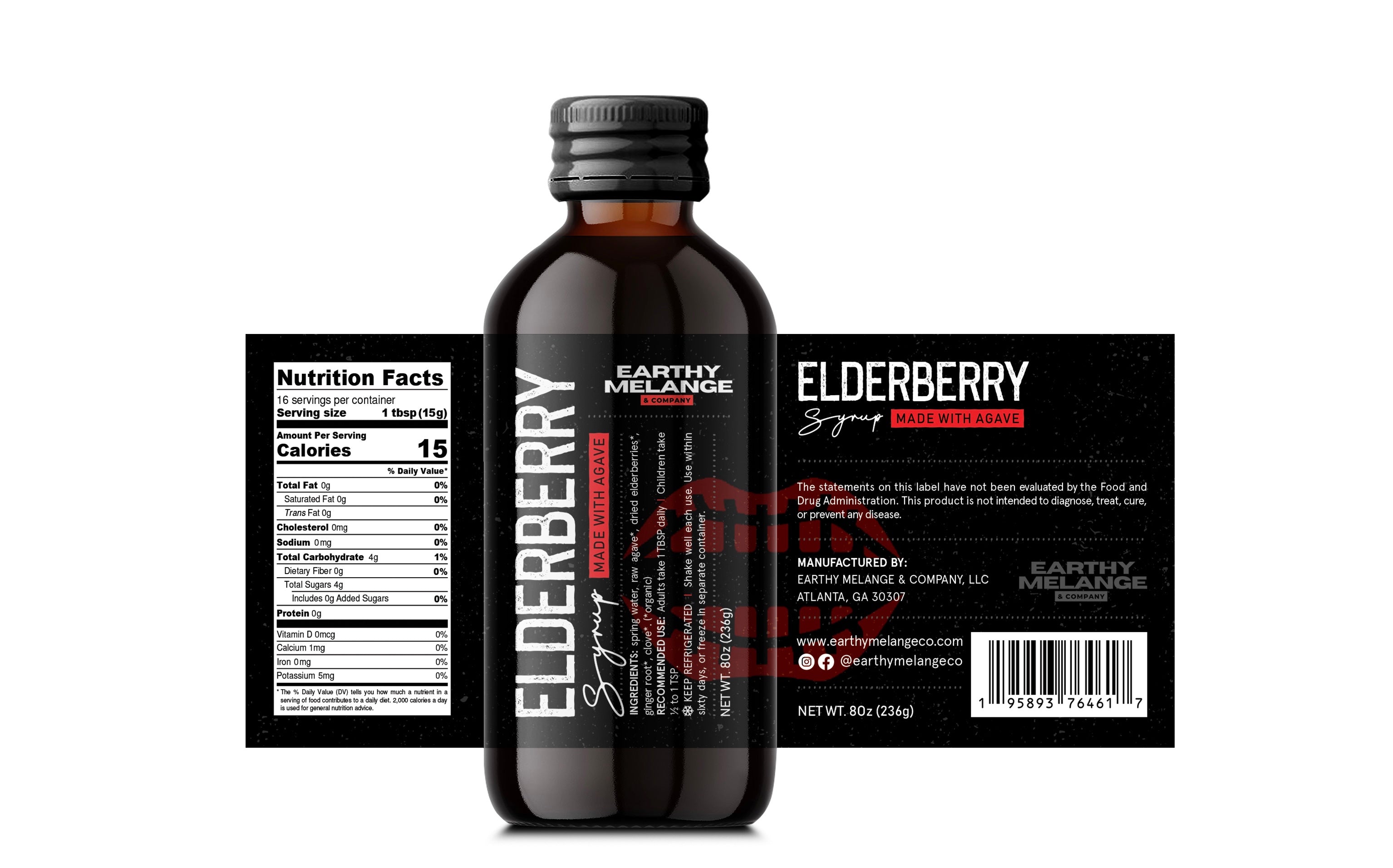 8 Oz. Elderberry Syrup